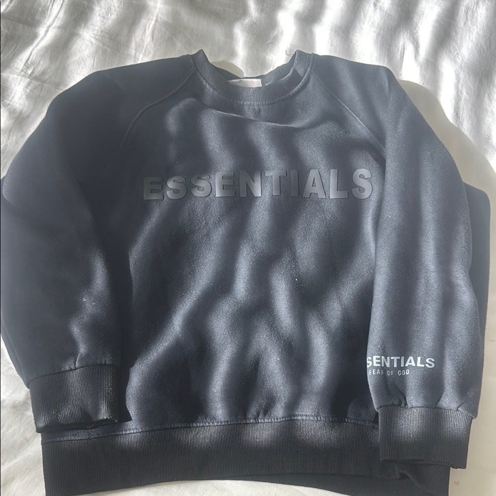 Essentials Black Sweater